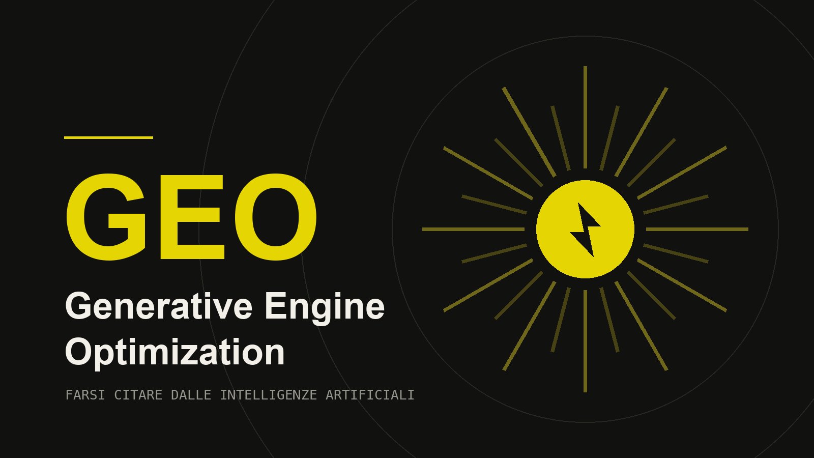 GEO, Generative Engine Optimization: farsi citare dalle intelligenze artificiali