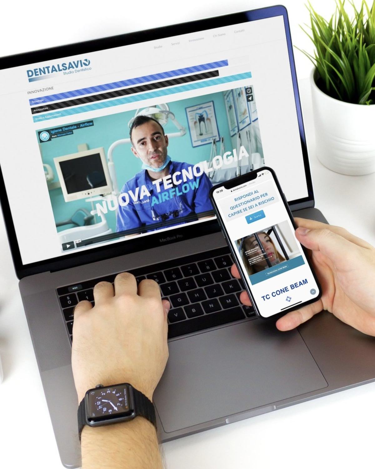Sito e applicazione di uno studio dentistico