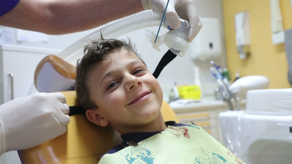 Fotogramma dell'animazione medicale sulla sedazione cosciente